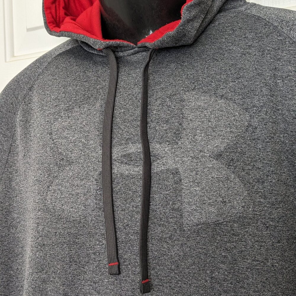 Under Armour Men's UA  Fleece Big Logo Hoodie Size SM Gray - Picture 3 of 9